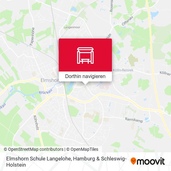 Elmshorn Schule Langelohe Karte