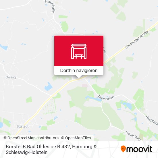 Borstel B Bad Oldesloe B 432 Karte