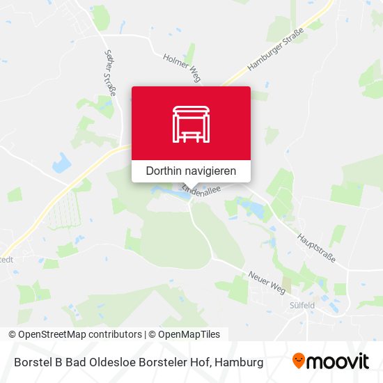 Borstel B Bad Oldesloe Borsteler Hof Karte