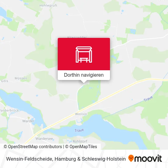 Wensin-Feldscheide Karte