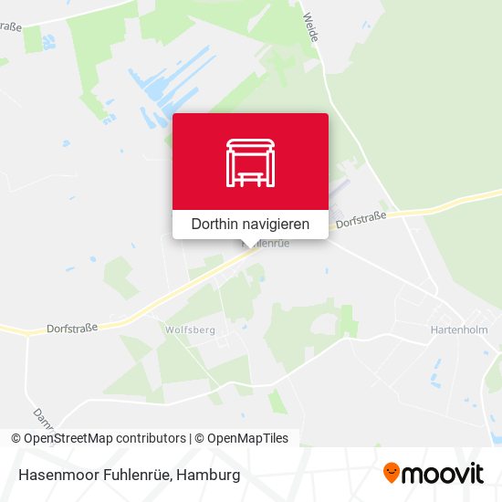 Hasenmoor Fuhlenrüe Karte