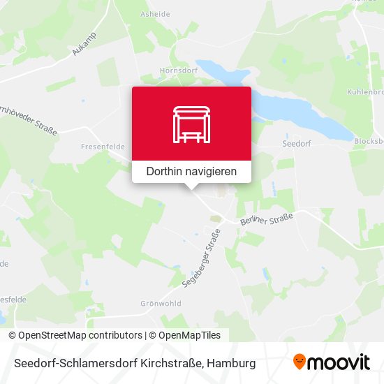 Seedorf-Schlamersdorf Kirchstraße Karte