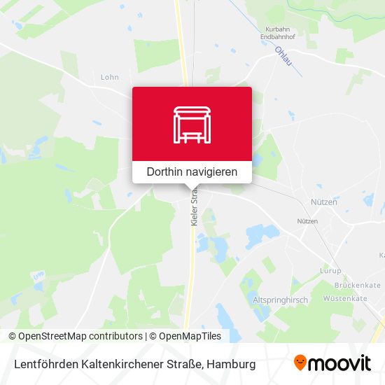 Lentföhrden Kaltenkirchener Straße Karte