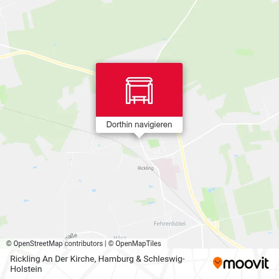Rickling An Der Kirche Karte