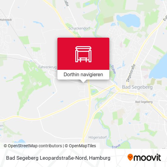 Bad Segeberg Leopardstraße-Nord Karte