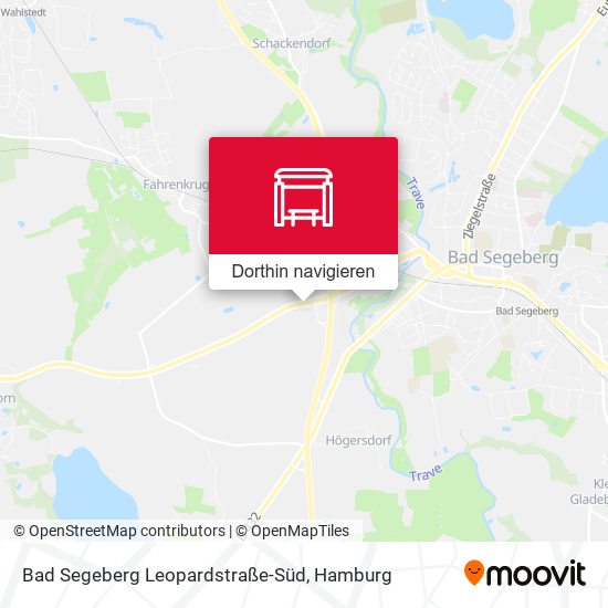 Bad Segeberg Leopardstraße-Süd Karte