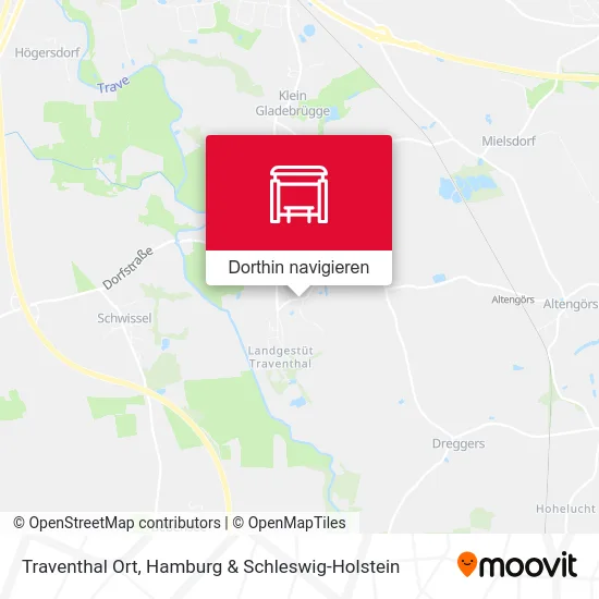 Traventhal Ort Karte