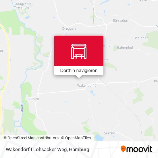 Wakendorf I Lohsacker Weg Karte