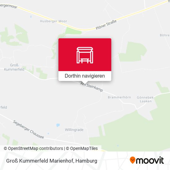 Groß Kummerfeld Marienhof Karte