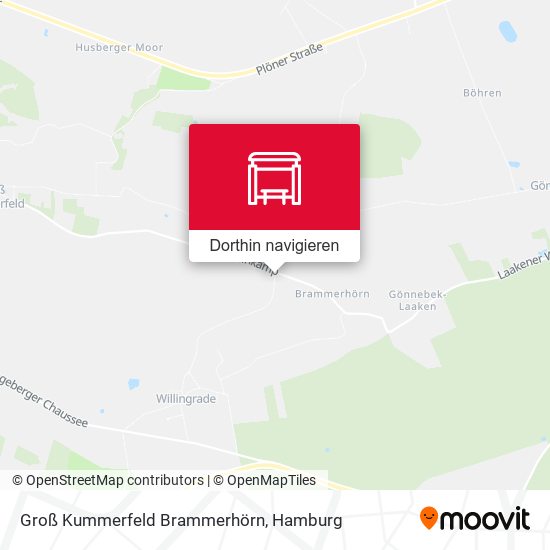 Groß Kummerfeld Brammerhörn Karte
