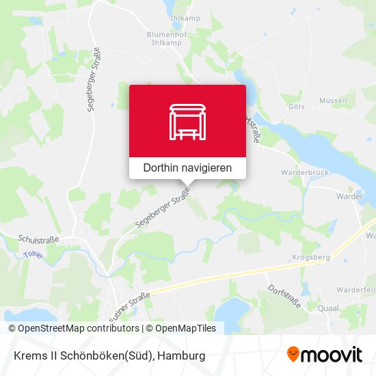 Krems II Schönböken(Süd) Karte
