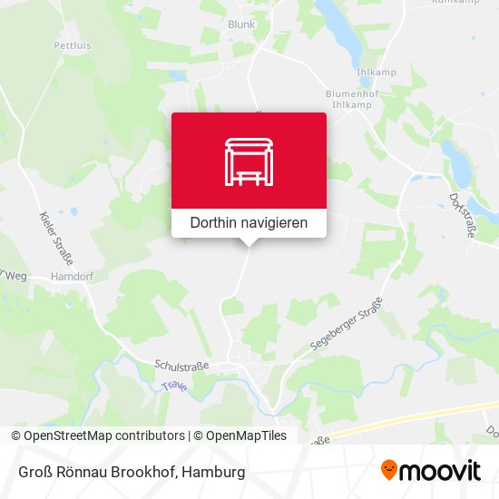 Groß Rönnau Brookhof Karte