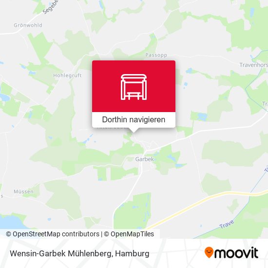 Wensin-Garbek Mühlenberg Karte