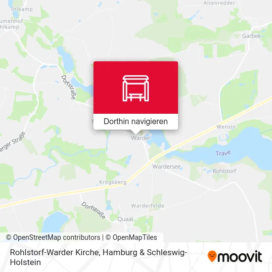 Rohlstorf-Warder Kirche Karte