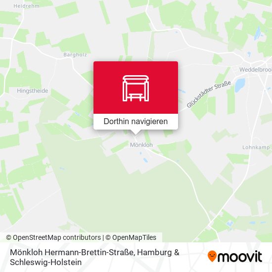 Mönkloh Hermann-Brettin-Straße Karte