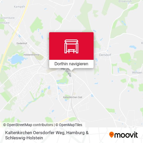Kaltenkirchen Oersdorfer Weg Karte