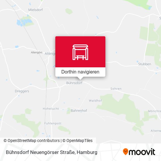 Bühnsdorf Neuengörser Straße Karte