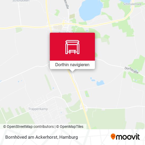 Bornhöved am Ackerhorst Karte