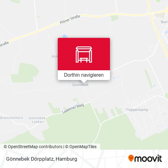 Gönnebek Dörpplatz Karte
