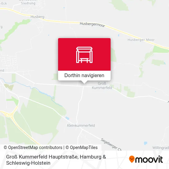 Groß Kummerfeld Hauptstraße Karte