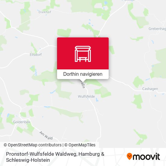 Pronstorf-Wulfsfelde Waldweg Karte