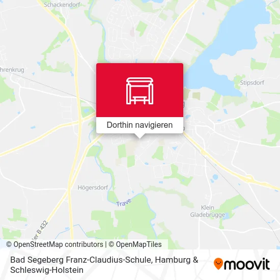 Bad Segeberg Franz-Claudius-Schule Karte