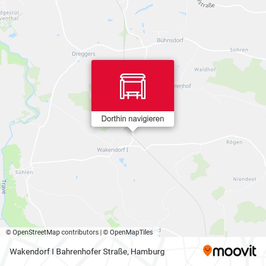 Wakendorf I Bahrenhofer Straße Karte