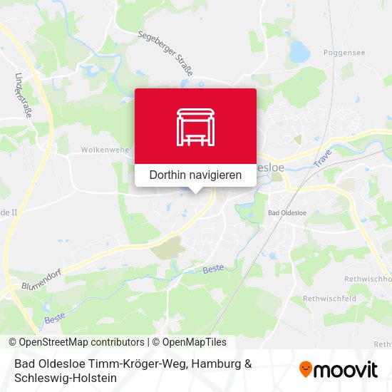 Bad Oldesloe Timm-Kröger-Weg Karte
