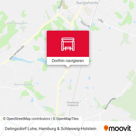 Delingsdorf Lohe Karte