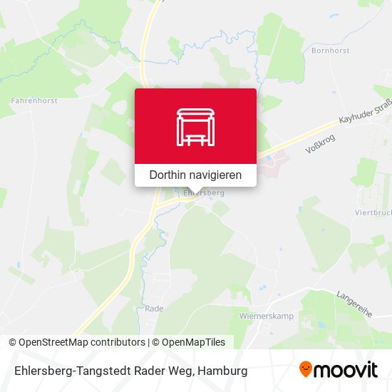 Ehlersberg-Tangstedt Rader Weg Karte