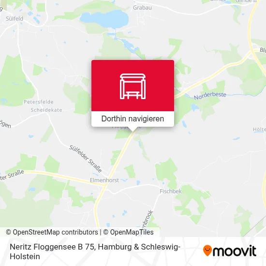 Neritz Floggensee B 75 Karte