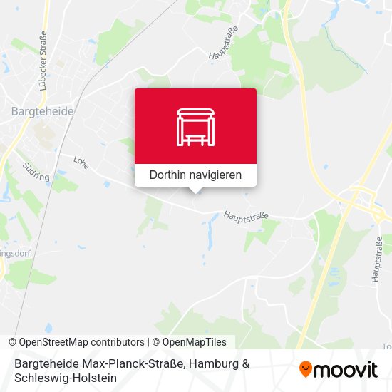 Bargteheide Max-Planck-Straße Karte