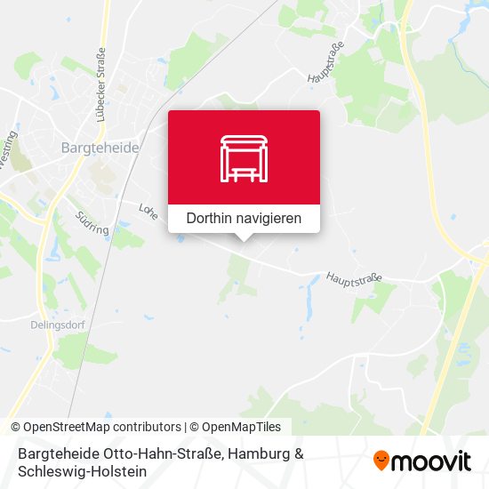 Bargteheide Otto-Hahn-Straße Karte