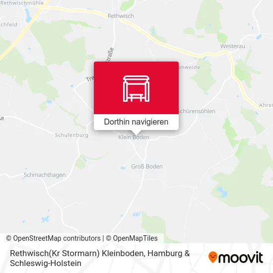 Rethwisch(Kr Stormarn) Kleinboden Karte