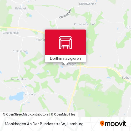 Mönkhagen An Der Bundesstraße Karte