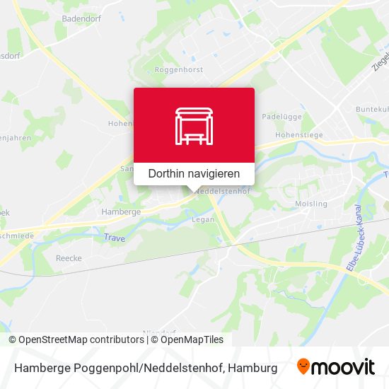 Hamberge Poggenpohl / Neddelstenhof Karte