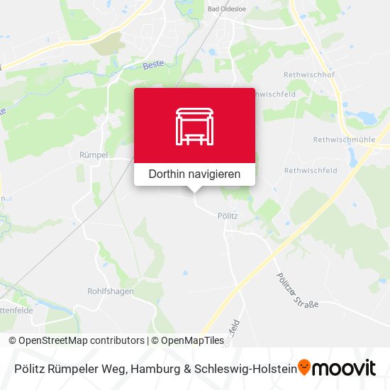 Pölitz Rümpeler Weg Karte
