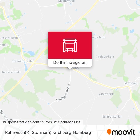 Rethwisch(Kr Stormarn) Kirchberg Karte