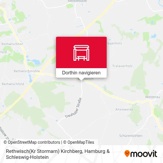 Rethwisch(Kr Stormarn) Kirchberg Karte