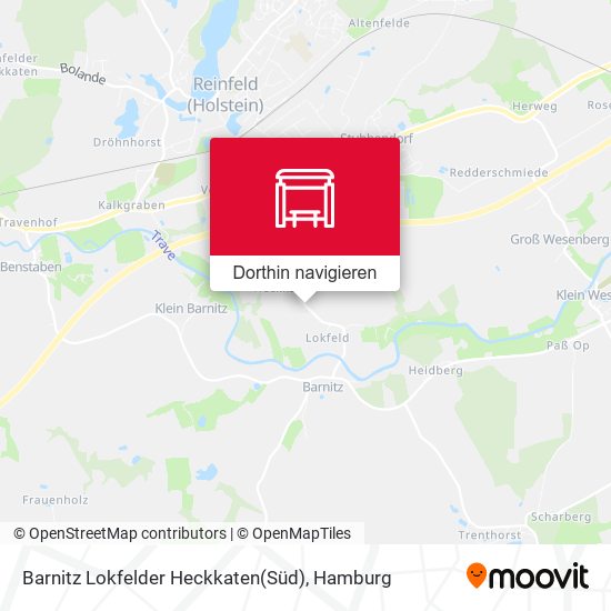 Barnitz Lokfelder Heckkaten(Süd) Karte