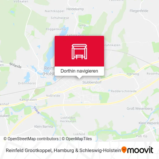 Reinfeld Grootkoppel Karte