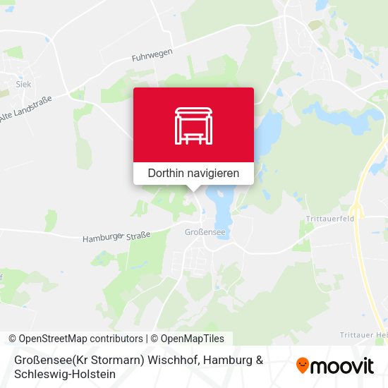 Großensee(Kr Stormarn) Wischhof Karte