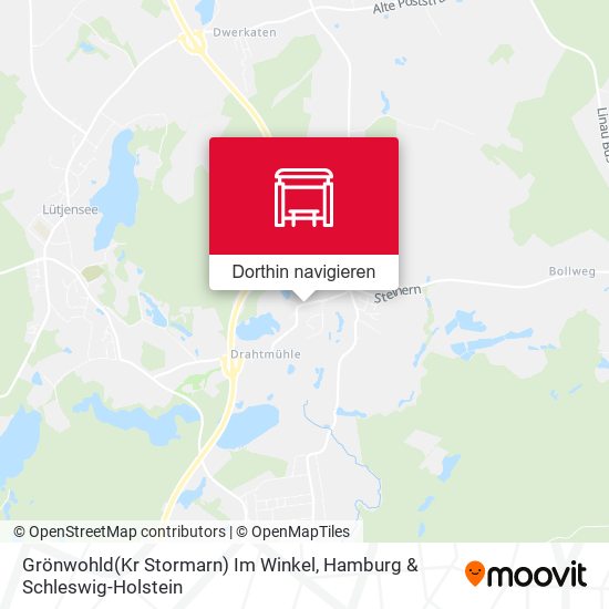 Grönwohld(Kr Stormarn) Im Winkel Karte