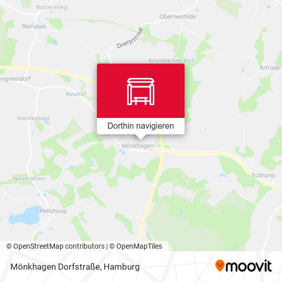 Mönkhagen Dorfstraße Karte