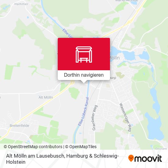 Alt Mölln am Lausebusch Karte