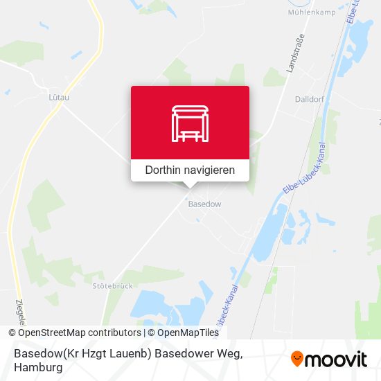 Basedow(Kr Hzgt Lauenb) Basedower Weg Karte