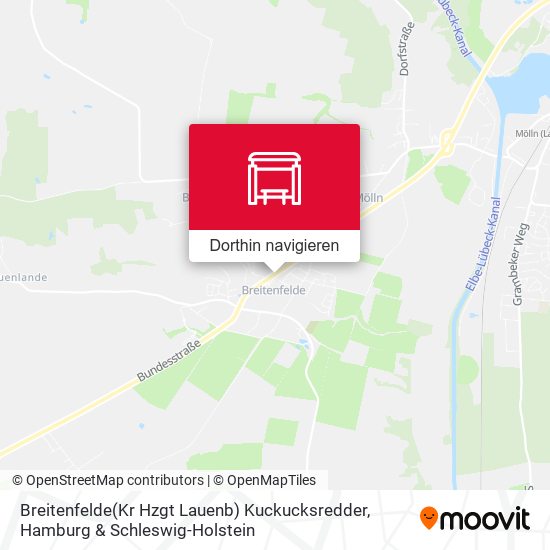 Breitenfelde(Kr Hzgt Lauenb) Kuckucksredder Karte