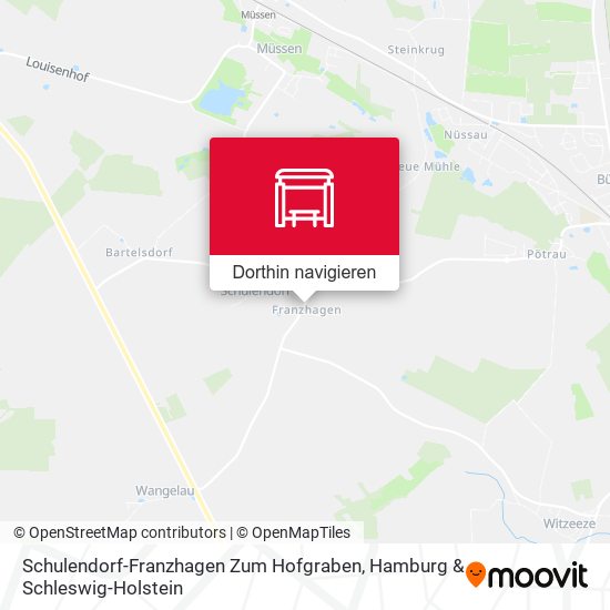 Schulendorf-Franzhagen Zum Hofgraben Karte