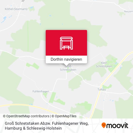 Groß Schretstaken Abzw. Fuhlenhagener Weg Karte