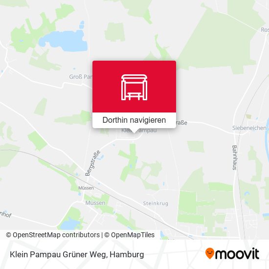 Klein Pampau Grüner Weg Karte
